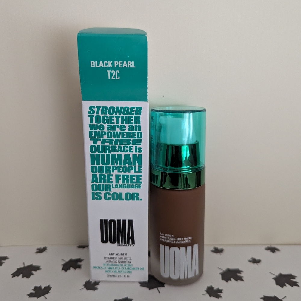 UOMA Beauty Say What?! Weightless Soft Matte Hydrating Foundation - Black Pearl